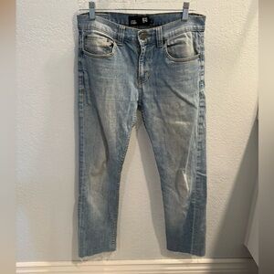 RSQ Skinny 30x27 cut off jeans
